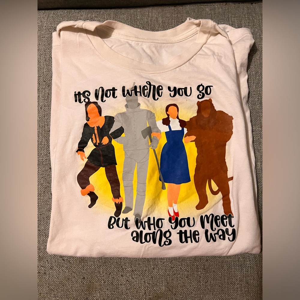 Plus Size Women’s 3X Large Canvas Bella Tshirt. Wizard Of Oz. It’s Not Where You